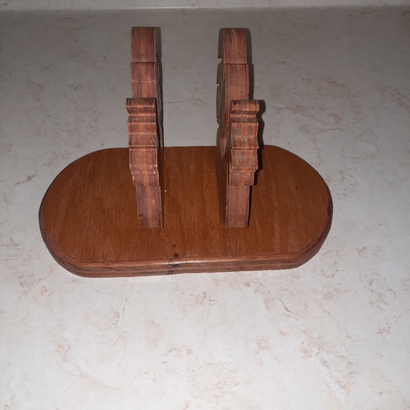 Wood Rooster Napkin Holder - Picture 4 of 9